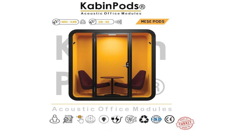 Kabinpoods.com Kabin Çözümleriyle Kurumsal Ofislerde Esnek Alan Kurgusu